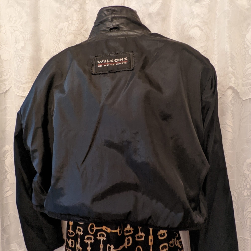 Fun Vintage Black Suede Fringe Jacket by Wilson Leather Experts - Picture 12 of 13